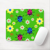 ファンキーなてんとう虫 マウスパッド (マウス)