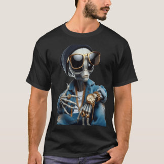 ファンキーなエイリアン Tシャツ
