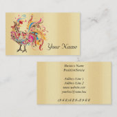 ファンキーなオンドリ 名刺 (正面/裏面)