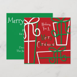 ファンキーなギフトボックス 招待状