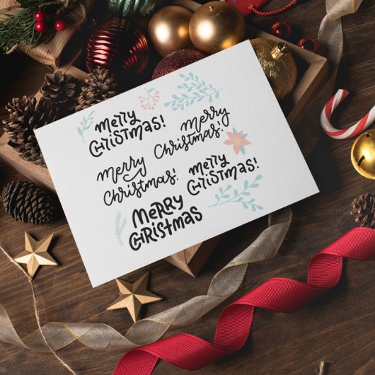 ファンキーなクリスマスイブを! ポストカード