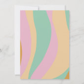 ファンキーなクリスマスパーティー ダサいマフラーのイベント 招待状 (裏面)