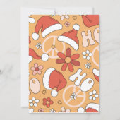 ファンキーなクリスマス・バースデー招待状 | 冬 招待状 (裏面)