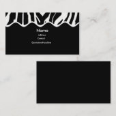 ファンキーなシマウマ 名刺 (正面/裏面)