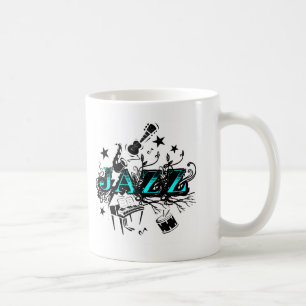 ファンキーなジャズ コーヒーマグカップ