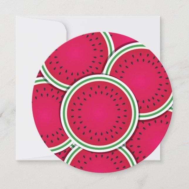 ファンキーなスイカのスライス (正面)