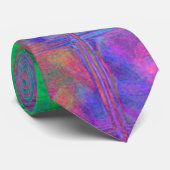 ファンキーなステンドグラスのタイ ネクタイ (ロール)
