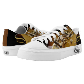 ファンキーなスニーカーのギター ロートップスニーカー