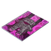 ファンキーなソックス猿は泡ポップアートを一周します ノートブック (左側)