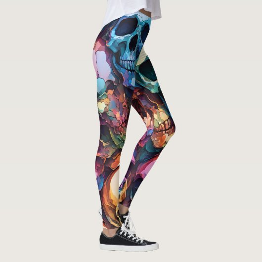 ファンキーなドクロ レギンス (右)