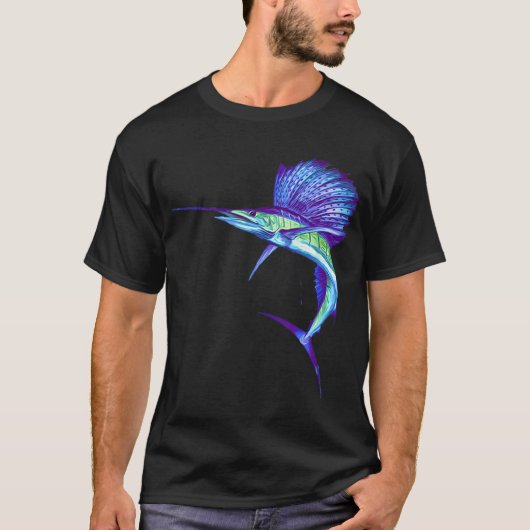 ファンキーなバショウカジキ Tシャツ (正面)