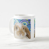 ファンキーなバニー コーヒーマグカップ (正面左)