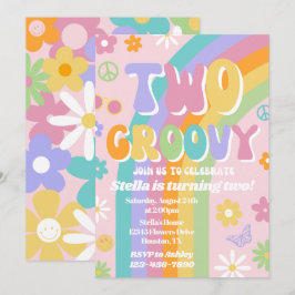 ファンキーなバースデー・パーティーのご招待 招待状