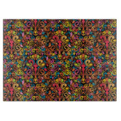 ファンキーなパターン カッティングボード (正面)