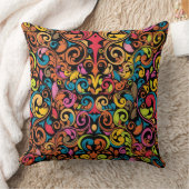 ファンキーなパターン クッション (ブランケット)