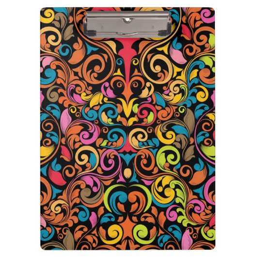 ファンキーなパターン クリップボード (正面)
