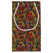 ファンキーなパターン スモールペーパーバッグ (裏面)