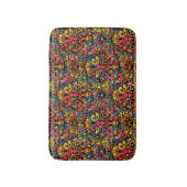 ファンキーなパターン バスマット (正面縦)