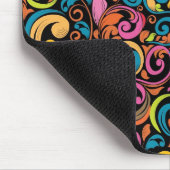 ファンキーなパターン マウスパッド (コーナー)