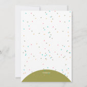 ファンキーなヒッピーカップルの招待状 招待状 (裏面)