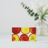 ファンキーなフルーツの新しいジュースバーの名刺 名刺 (スタンド正面)