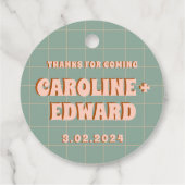 ファンキーなボールドブルーピンクレッド  フェイバータグ (裏面)