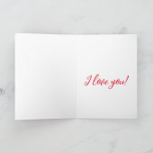 ファンキーなポップスタイルのバレンタインカード カード (内部)