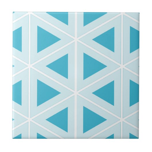 ファンキーなレトロの三角形 タイル (正面)