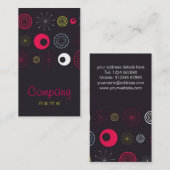 ファンキーなレトロの名刺 名刺 (正面/裏面)