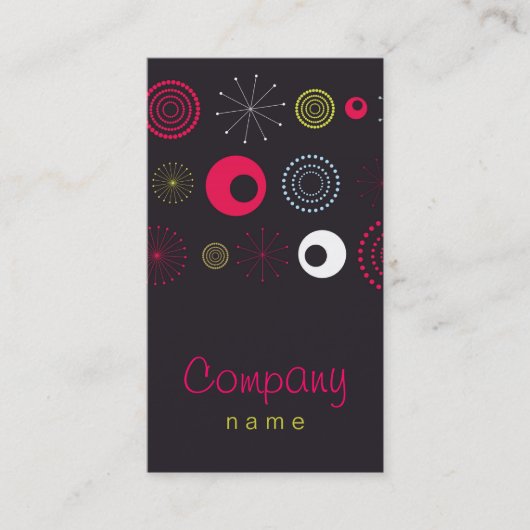 ファンキーなレトロの名刺 名刺 (正面)