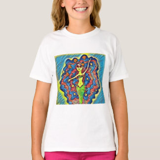 ファンキーな人魚のワイシャツ Tシャツ