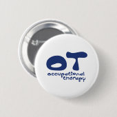 ファンキーな作業療法 缶バッジ (正面&裏面)