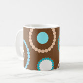 ファンキーな円-マグ コーヒーマグカップ (正面左)