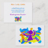 ファンキーな子供、 名刺 (正面/裏面)