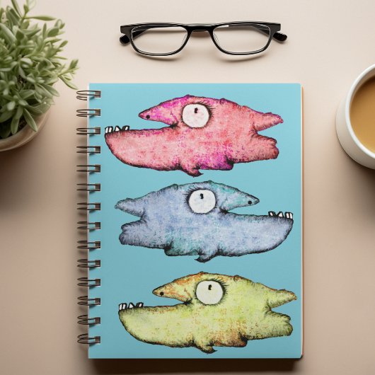 ファンキーな幻想的な魚 ノートブック