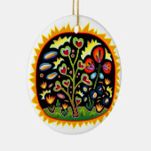 ファンキーな庭 セラミックオーナメント (右)