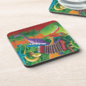 ファンキーな恐竜バンド コースター (左側)