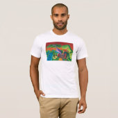 ファンキーな恐竜バンド Tシャツ (正面フル)