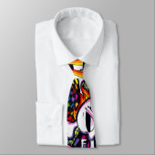 ファンキーな抽象芸術 ネクタイ (タイ)