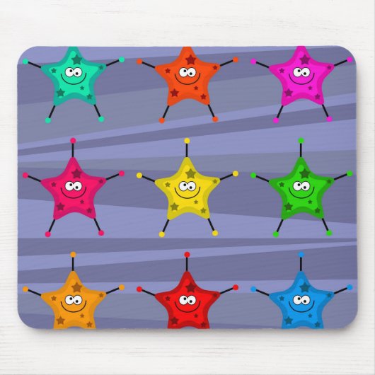 ファンキーな星 マウスパッド (正面)