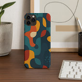 ファンキーな暗色の不定形模様アート Case-Mate iPhoneケース