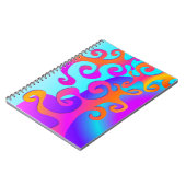 ファンキーな木のトリオのノート ノートブック (左側)