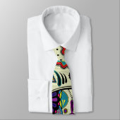 ファンキーな民芸のタイ ネクタイ (タイ)