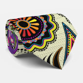 ファンキーな民芸のタイ ネクタイ (ロール)