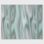 ファンキーな水の任意ジグザグ形のフラクタルパターン ラッピングペーパー (フラット)