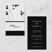 ファンキーな点の名刺- 名刺 (正面/裏面)