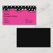 ファンキーな点の名刺 名刺 (正面/裏面)