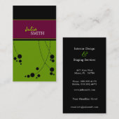 ファンキーな点の名刺 名刺 (正面/裏面)