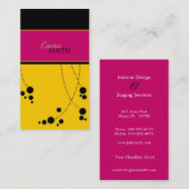ファンキーな点の名刺 名刺 (正面/裏面)