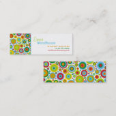 ファンキーな点 スキニー名刺 (正面/裏面)